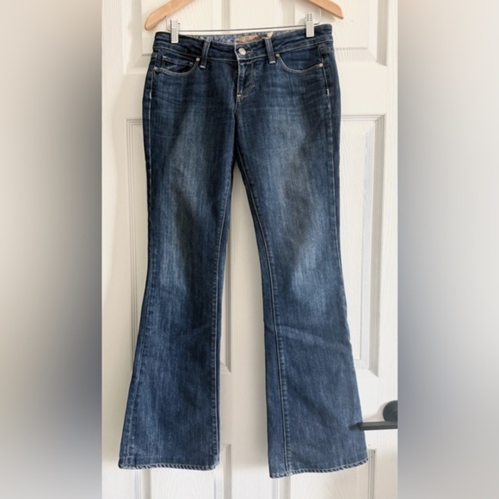 PAIGE Dark Blue Flare Jeans